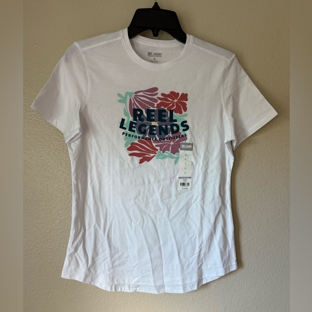 Reel Legends Women's White Graphic Tee 2 for $22 ❇️